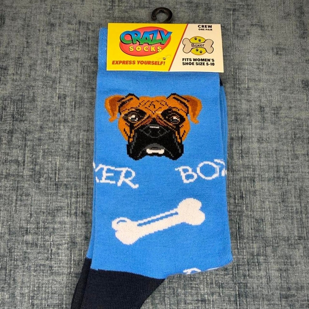 Boxer Dog Socks Women's